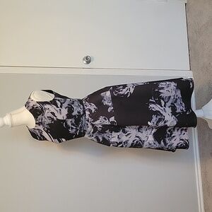 Elegant Tally Taylor Abstract Pattern Fit-and-Flare Dress, Size 6